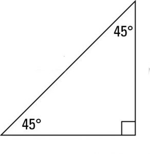 45 degree right angle triangle-1